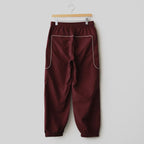 Track Pipping Pants #Bordeaux/Cream [SS24-015P]