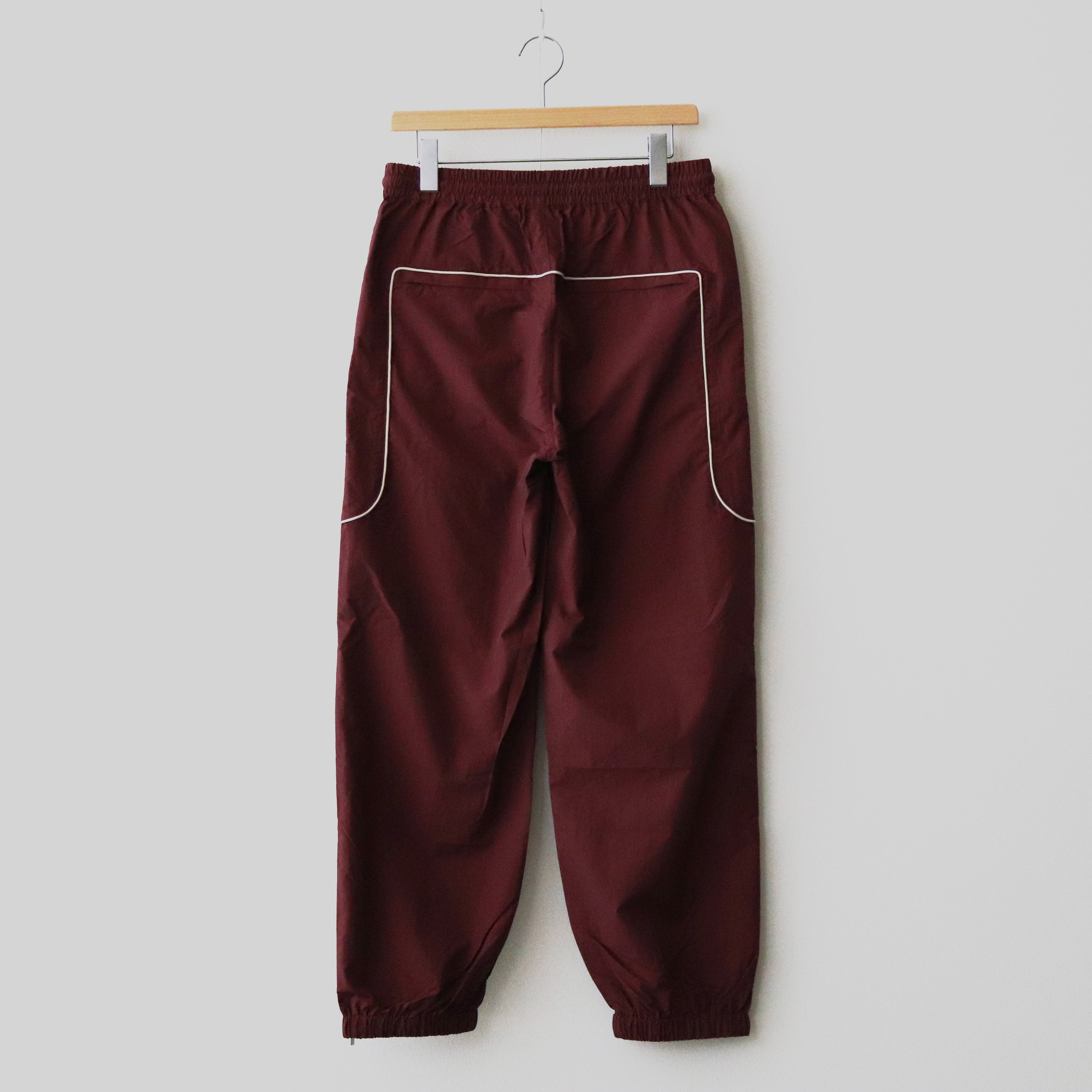 Track Pipping Pants #Bordeaux/Cream [SS24-015P]