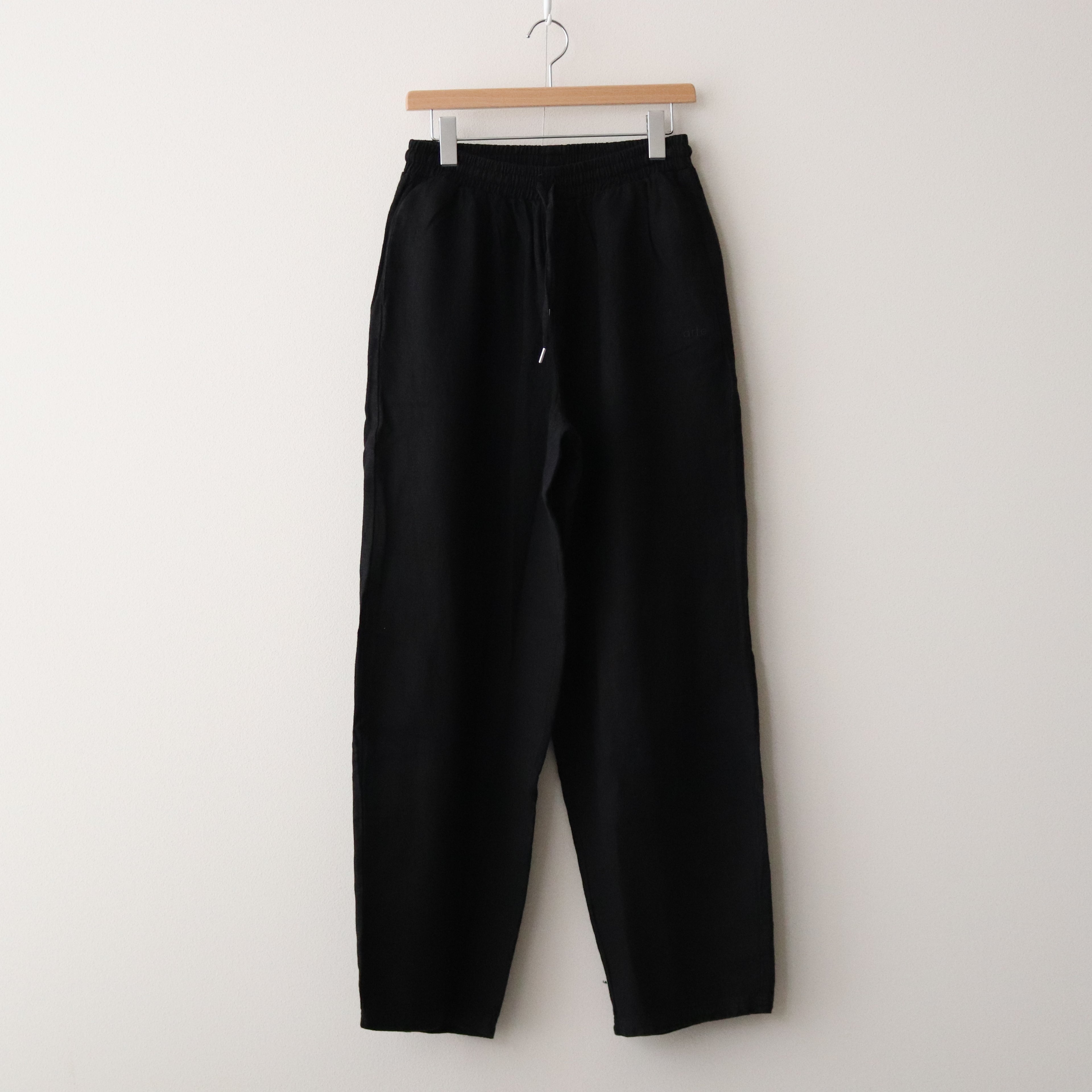 Linnen Pants #Black [SS24-071P]
