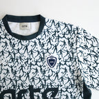 Printed Futebol T’shirt #White/Navy [SS24-152T]