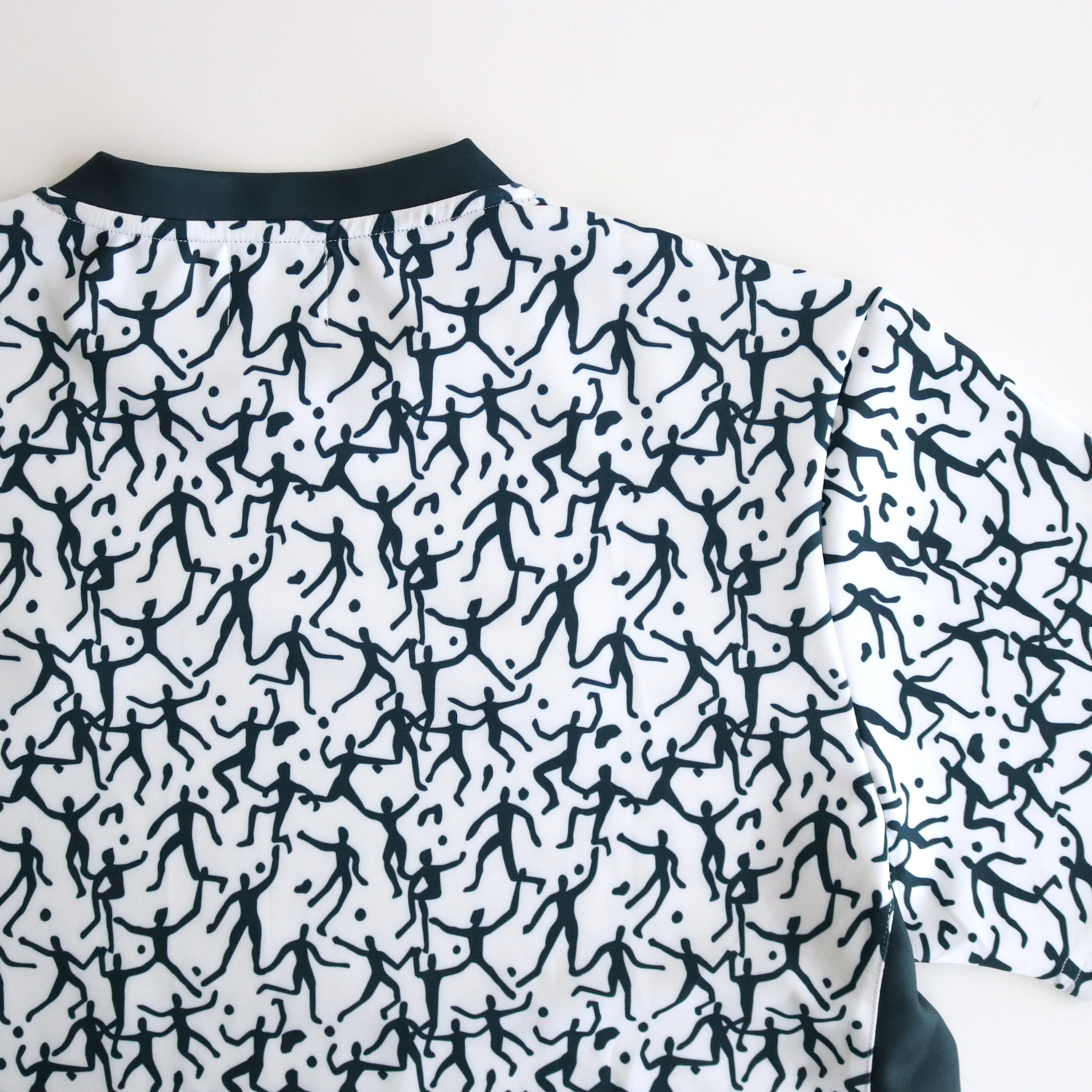 Printed Futebol T’shirt #White/Navy [SS24-152T]