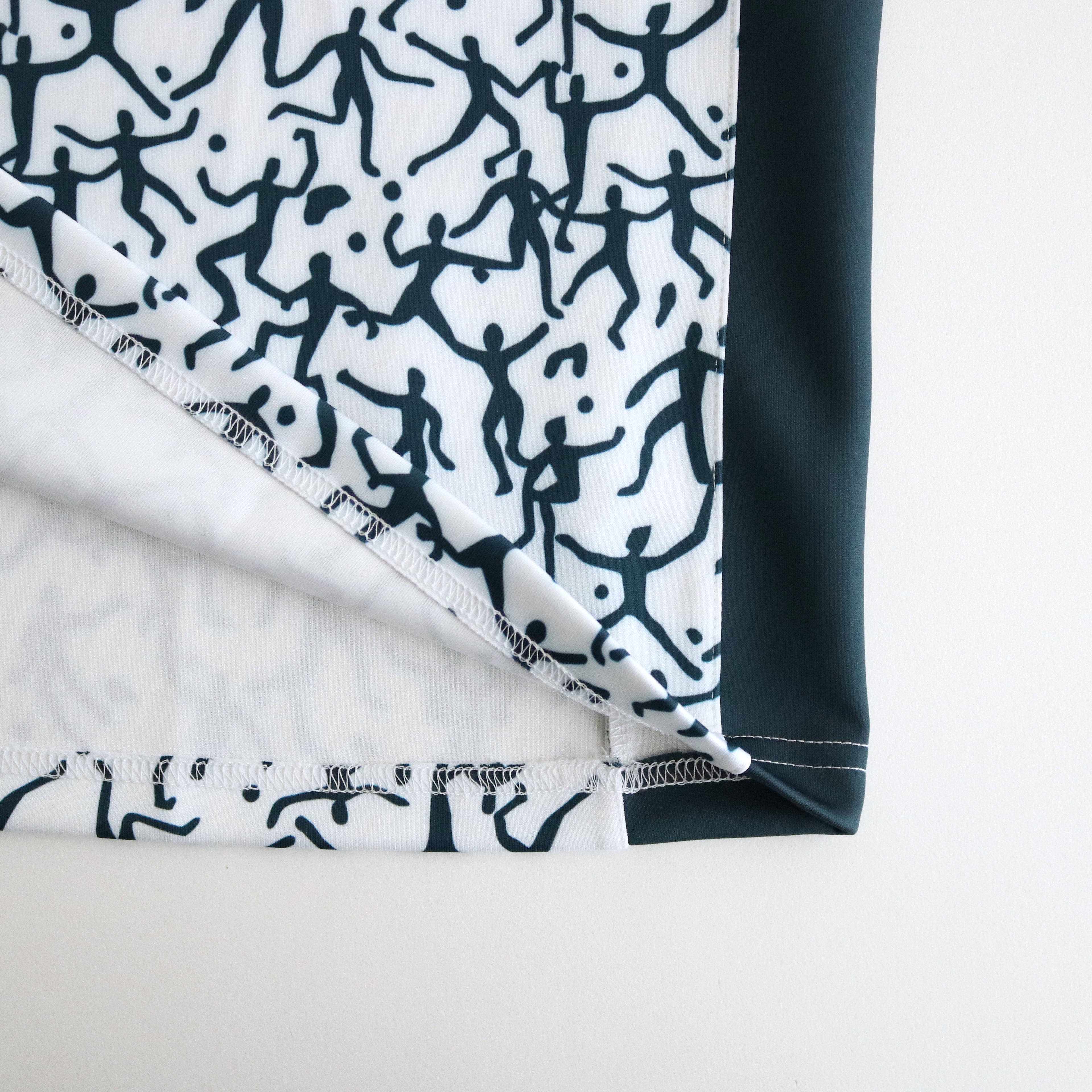 Printed Futebol T’shirt #White/Navy [SS24-152T]