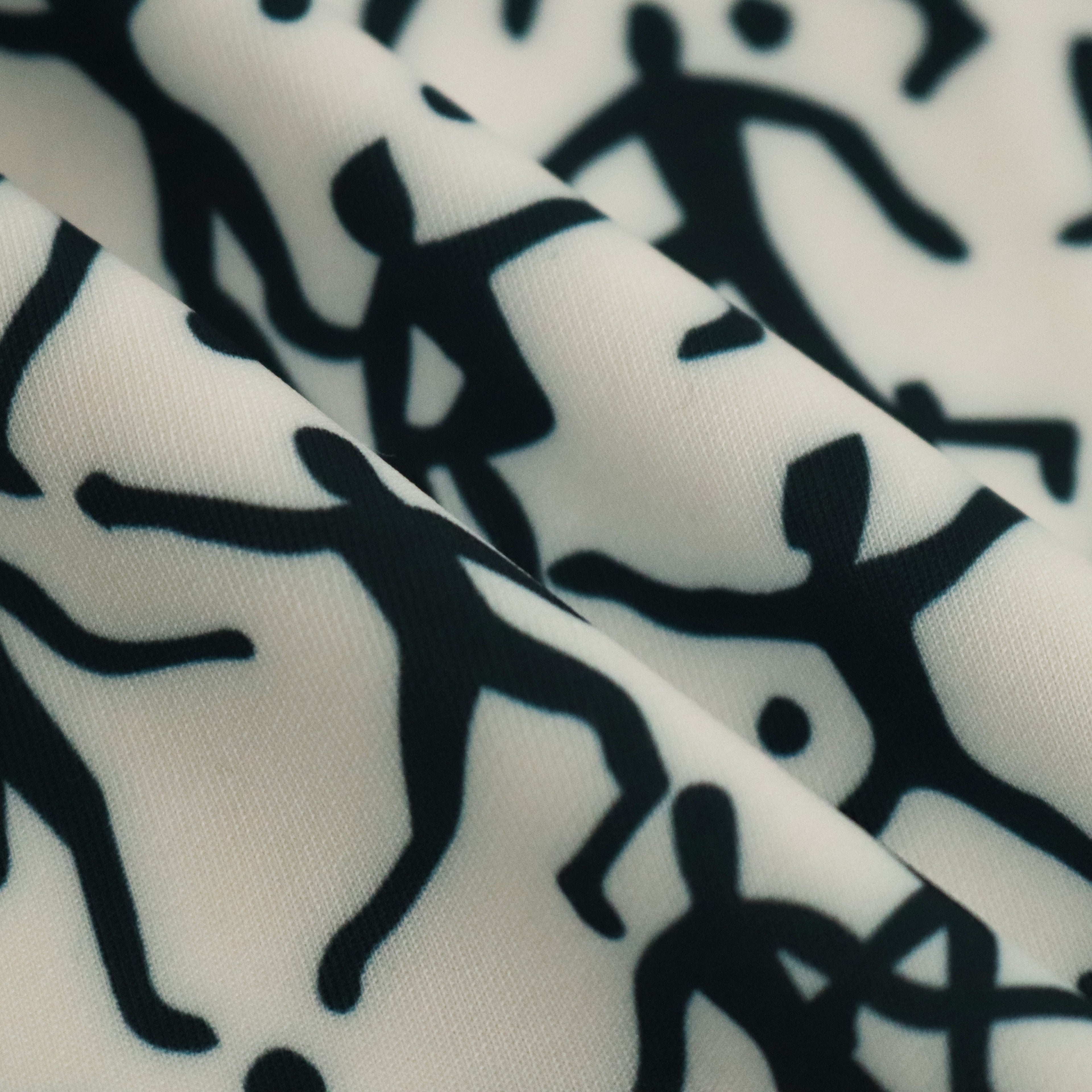 Printed Futebol T’shirt #White/Navy [SS24-152T]