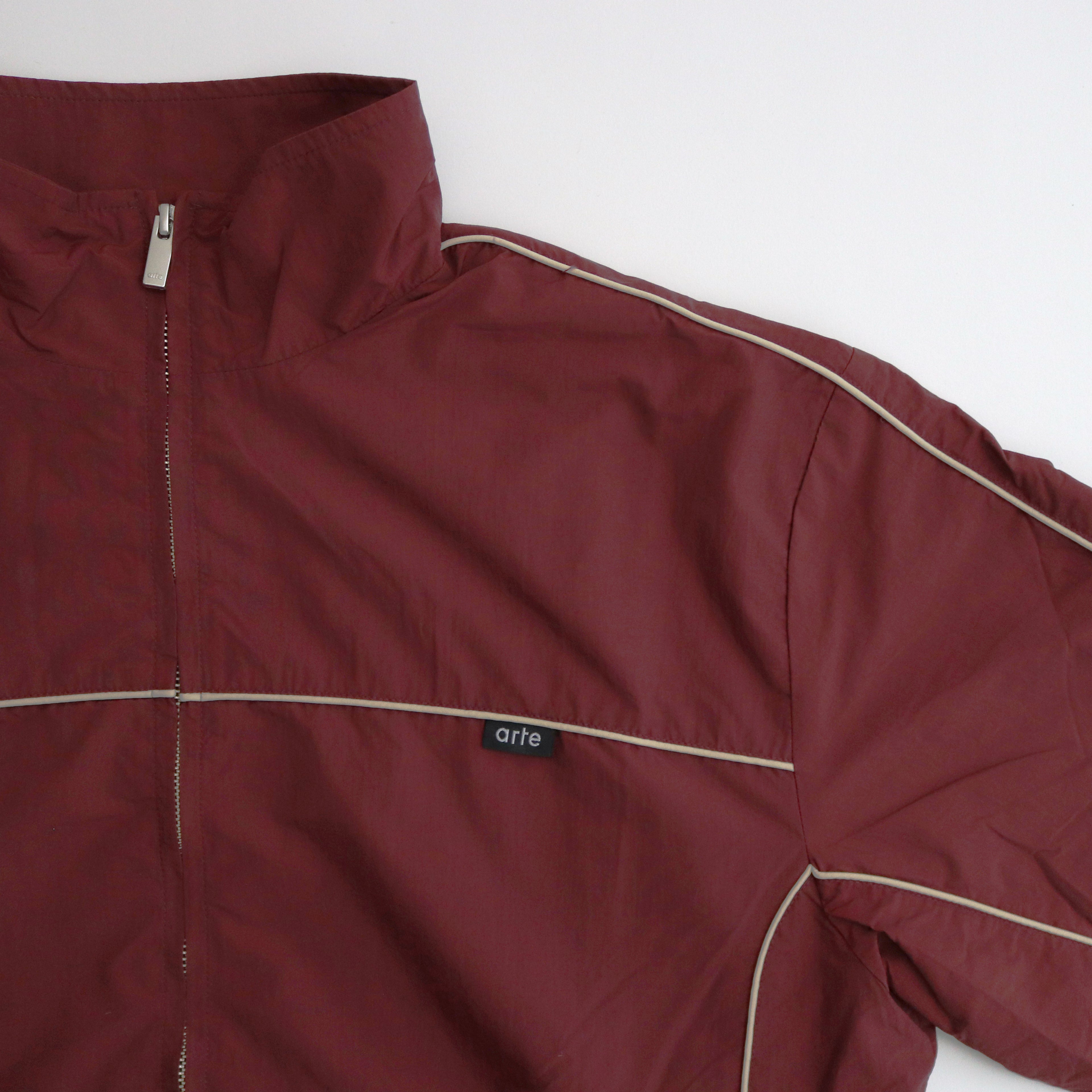 Track Pipping Jacket #Bordeaux/Cream [SS24-014J]