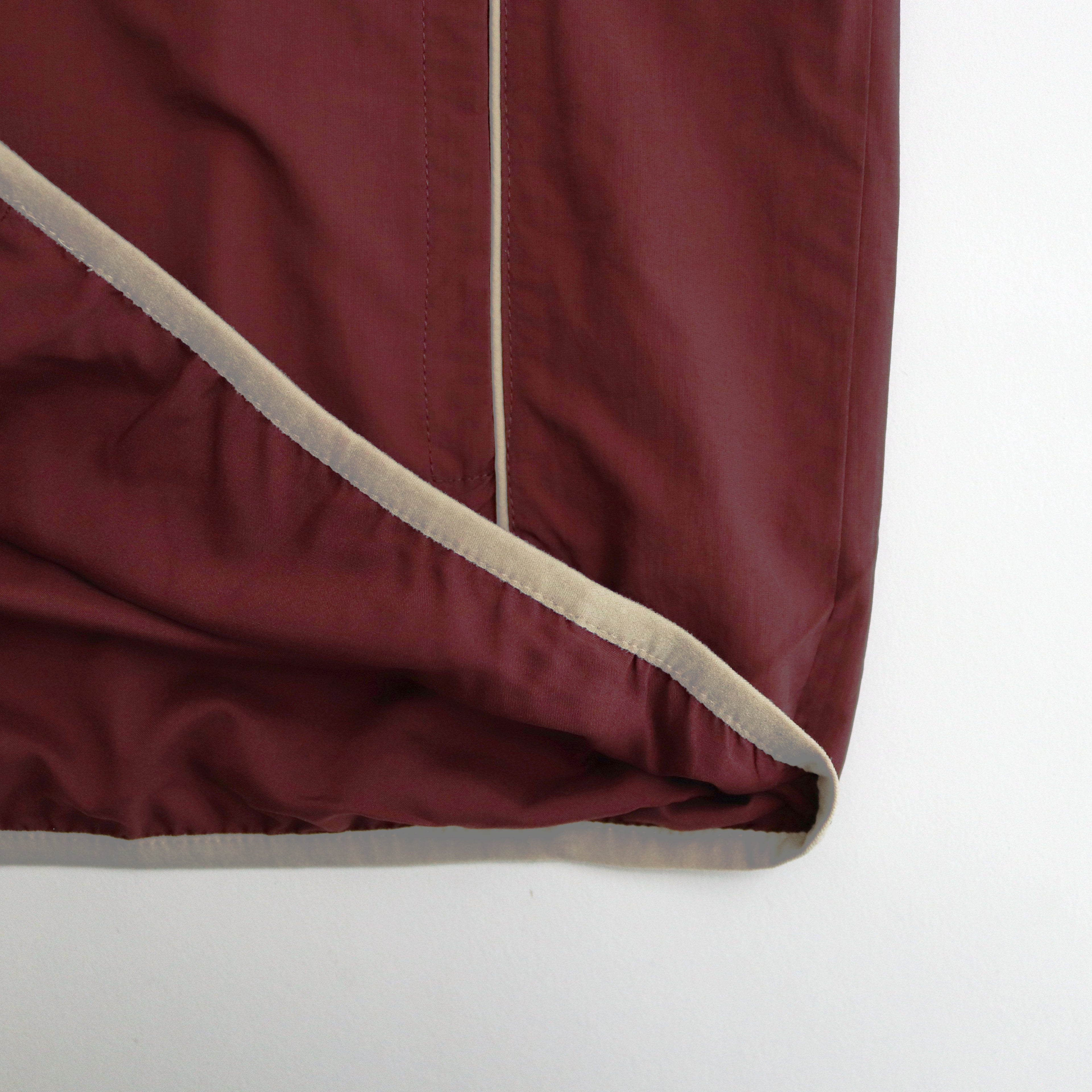 Track Pipping Jacket #Bordeaux/Cream [SS24-014J]