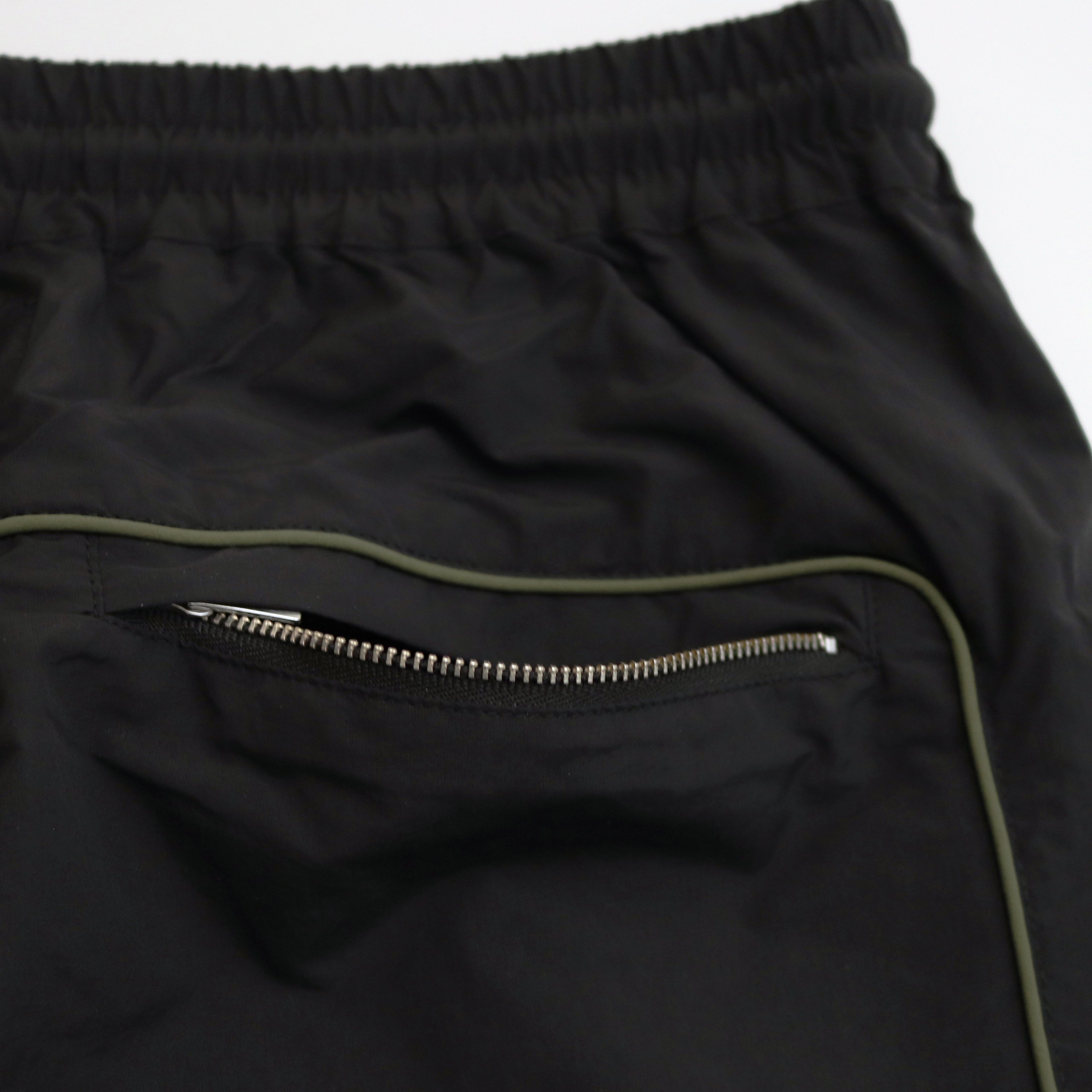 Track Pipping Pants #Black/Green [SS24-015P]