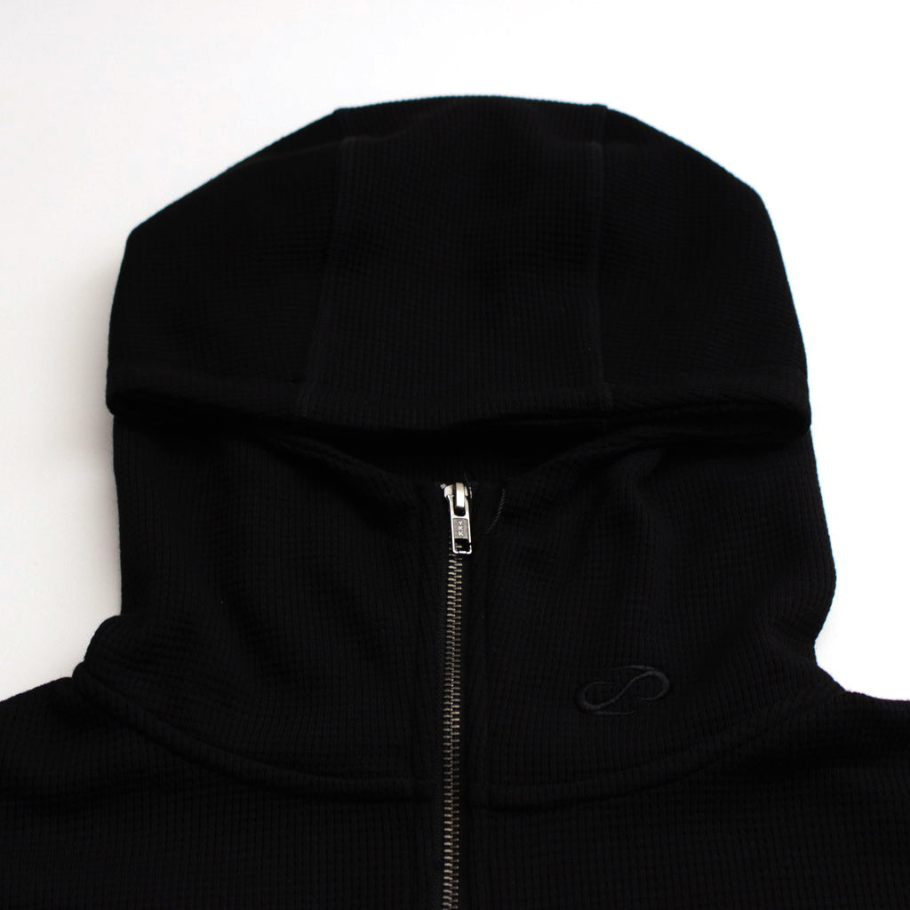 Thermal Zip Hoodie #Black [PD24SS_006_05]