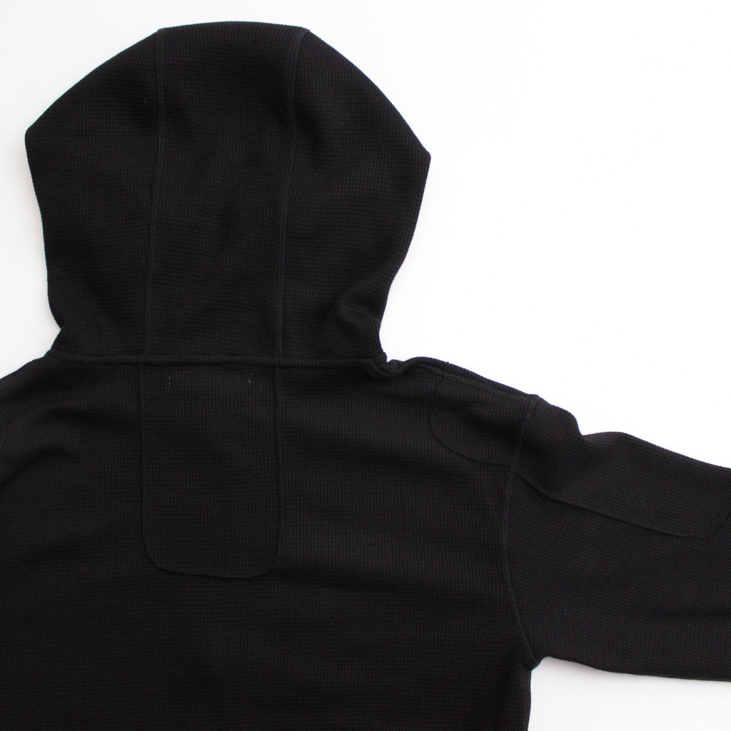Thermal Zip Hoodie #Black [PD24SS_006_05]