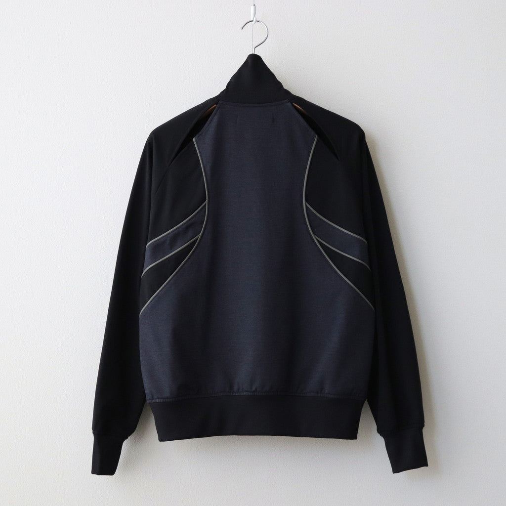 FLORES TRACK JACKET #Grey-Black [SHSS24013]