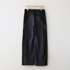 FLORES TRACK PANTS #Grey-Black [SHSS24014]