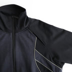 FLORES TRACK JACKET #Grey-Black [SHSS24013]