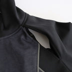 FLORES TRACK JACKET #Grey-Black [SHSS24013]