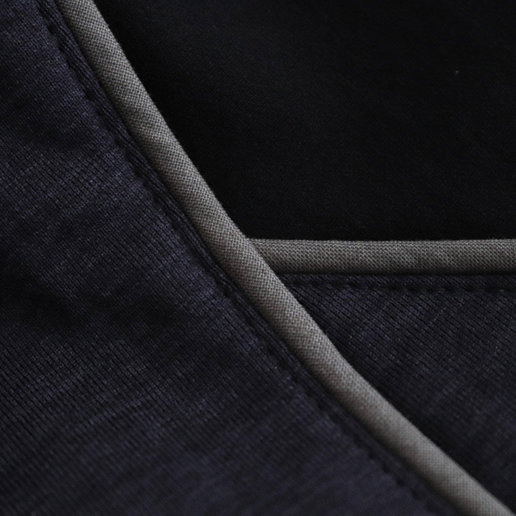 FLORES TRACK JACKET #Grey-Black [SHSS24013]