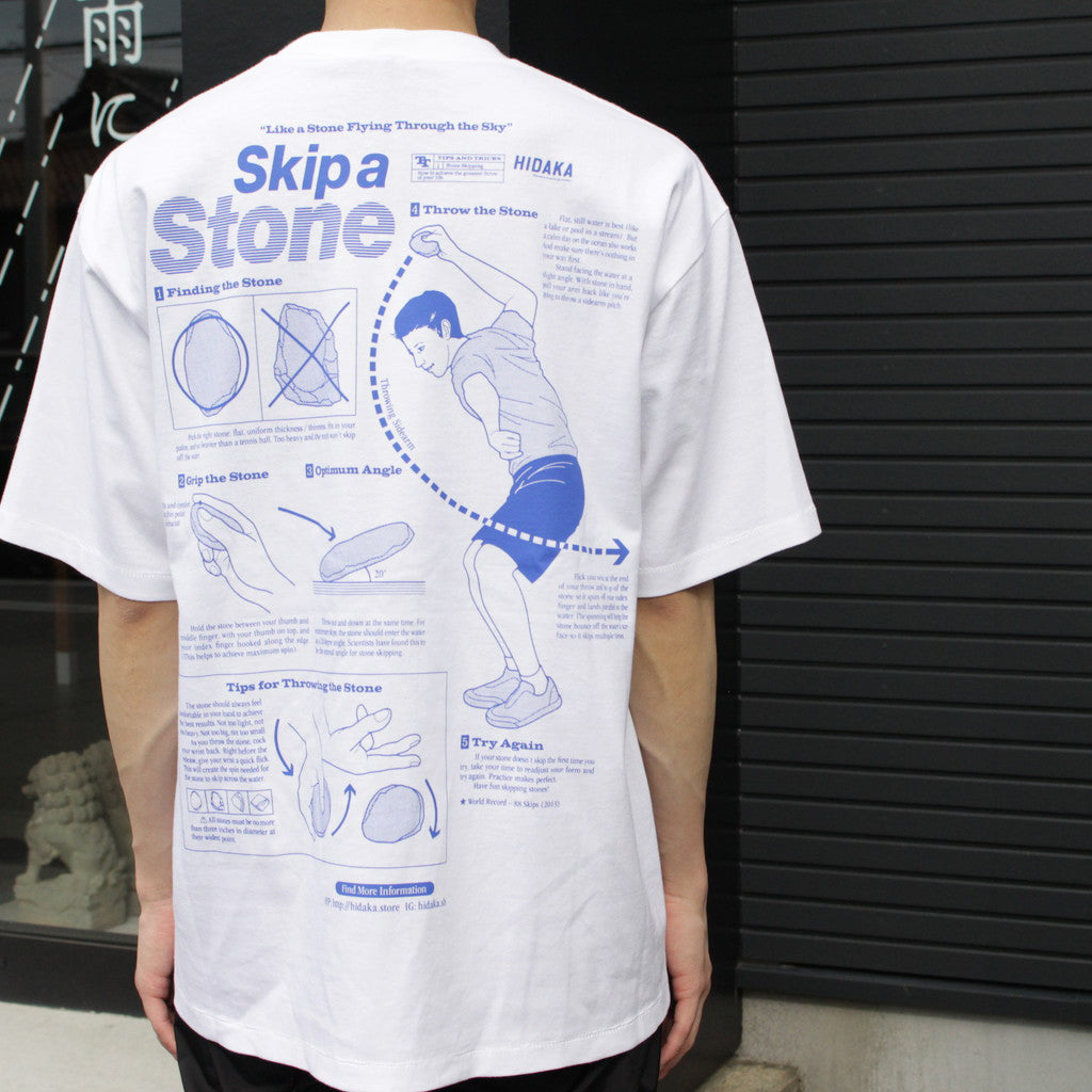 STEINER T-SHIRTS #WHITE [HDK24S-CS01] - HIDAKA（ヒダカ）24ss 通販