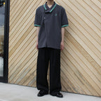 Y NECK POLO SHIRTS #GREY [241-01-0601]