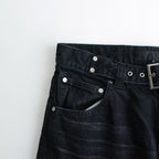 SHAFFER DENIM WIDE PANTS #Washed Black [SHSS24030]
