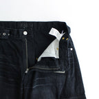 SHAFFER DENIM WIDE PANTS #Washed Black [SHSS24030]