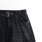 SHAFFER DENIM WIDE PANTS #Washed Black [SHSS24030]