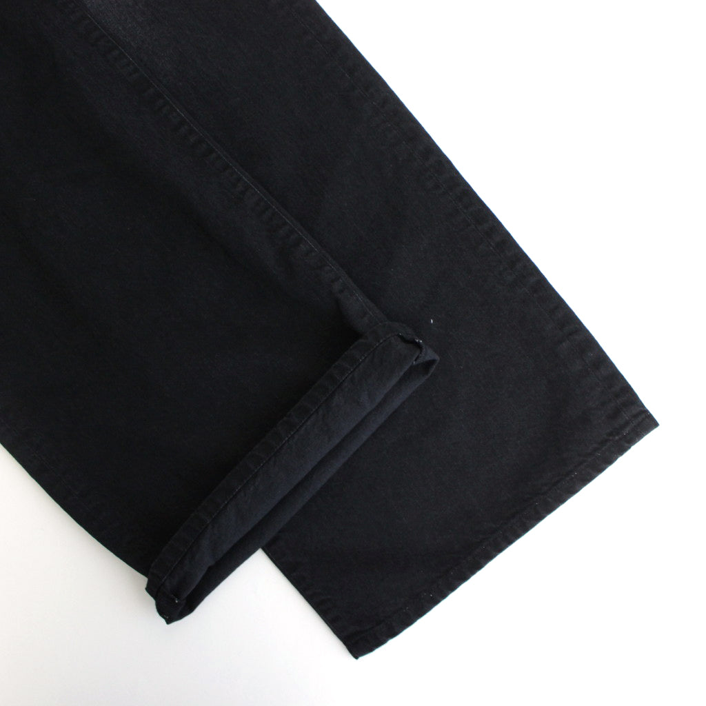 SHAFFER DENIM WIDE PANTS #Washed Black [SHSS24030]