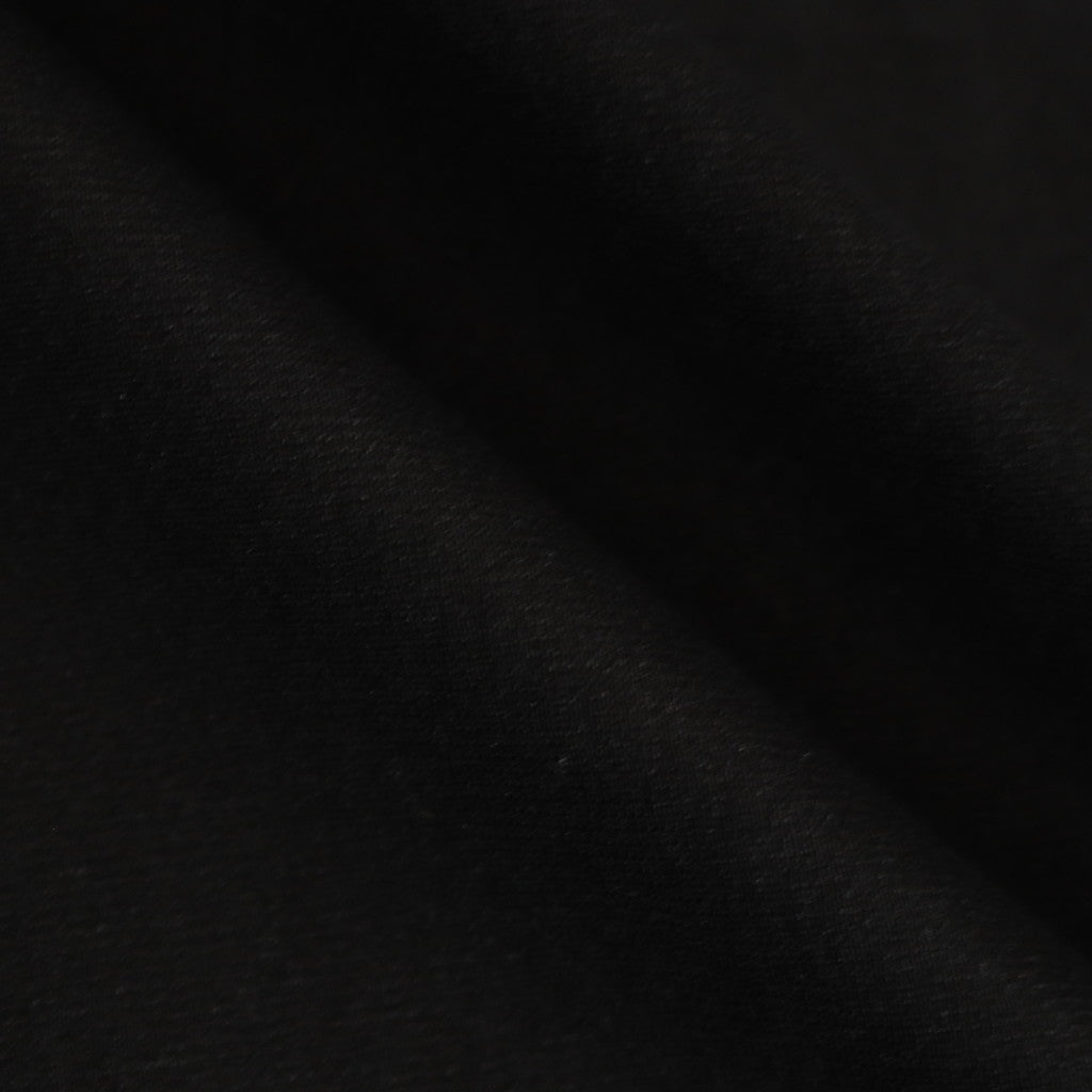 SEE THOUGH Y NECK L/S T-SHIRTS #BLACK [TS-01-0001L]