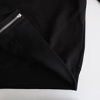 BACK PRINTED ZIP UP HOODIE #BLACK [241-01-0602]