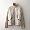 Curve Zipper Track Jacket #Cream/Navy [SS24-055J]