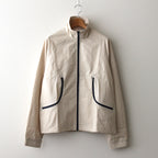 Curve Zipper Track Jacket #Cream/Navy [SS24-055J]