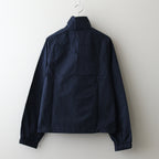 Curve Zipper Track Jacket #Navy [SS24-055J]