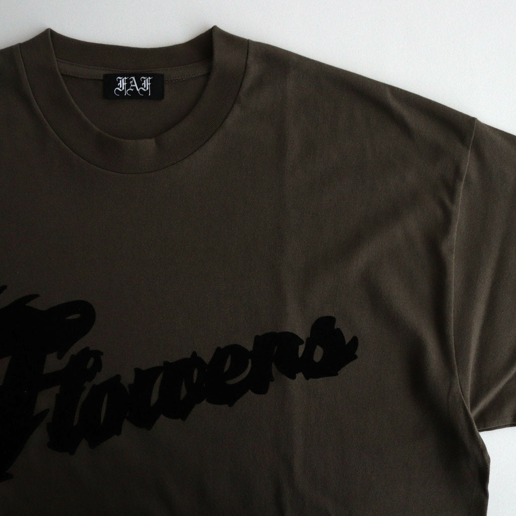 Oversized Script Logo Tee #Charcoal [2121214]