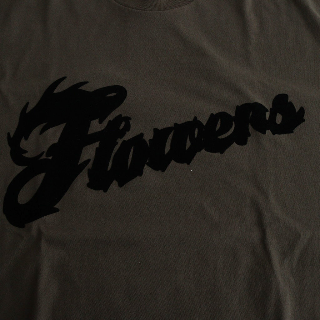 Oversized Script Logo Tee #Charcoal [2121214]