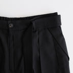 HAKAMA SHORT PANTS #black [S24SS09PT-W]