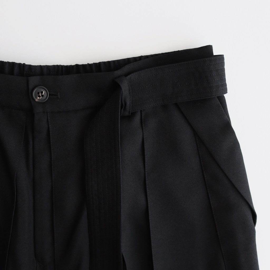 HAKAMA SHORT PANTS #black [S24SS09PT-W]