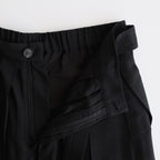 HAKAMA SHORT PANTS #black [S24SS09PT-W]