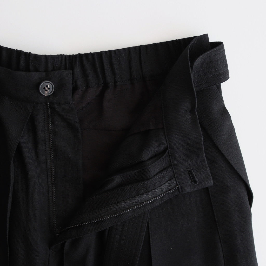 HAKAMA SHORT PANTS #black [S24SS09PT-W]