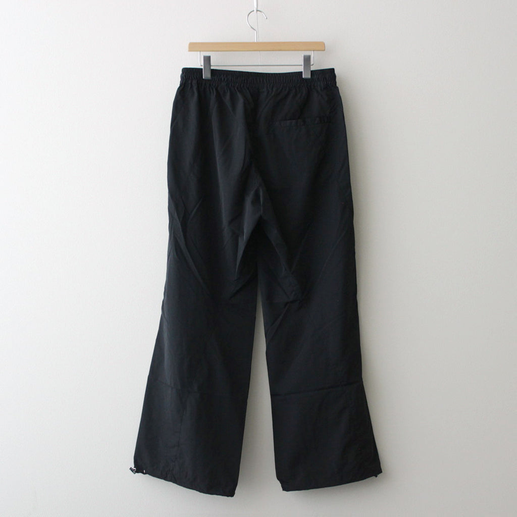 TWISTED NYLON TRUCK PANTS #BLACK [241-01-0201]