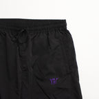 TWISTED NYLON TRUCK PANTS #BLACK [241-01-0201]