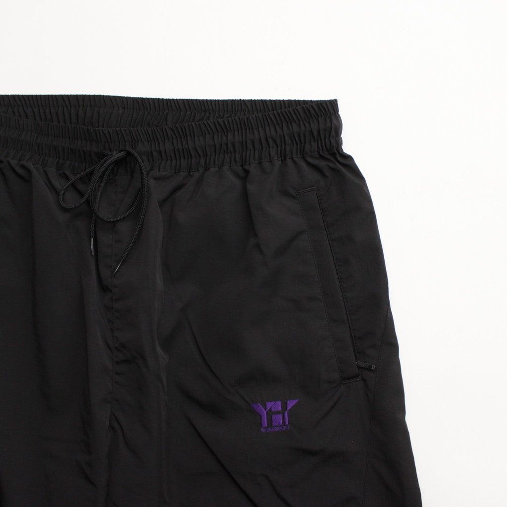 TWISTED NYLON TRUCK PANTS #BLACK [241-01-0201]