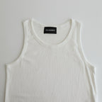 TWIN TANK TOP #WHITE [241-01-0603]