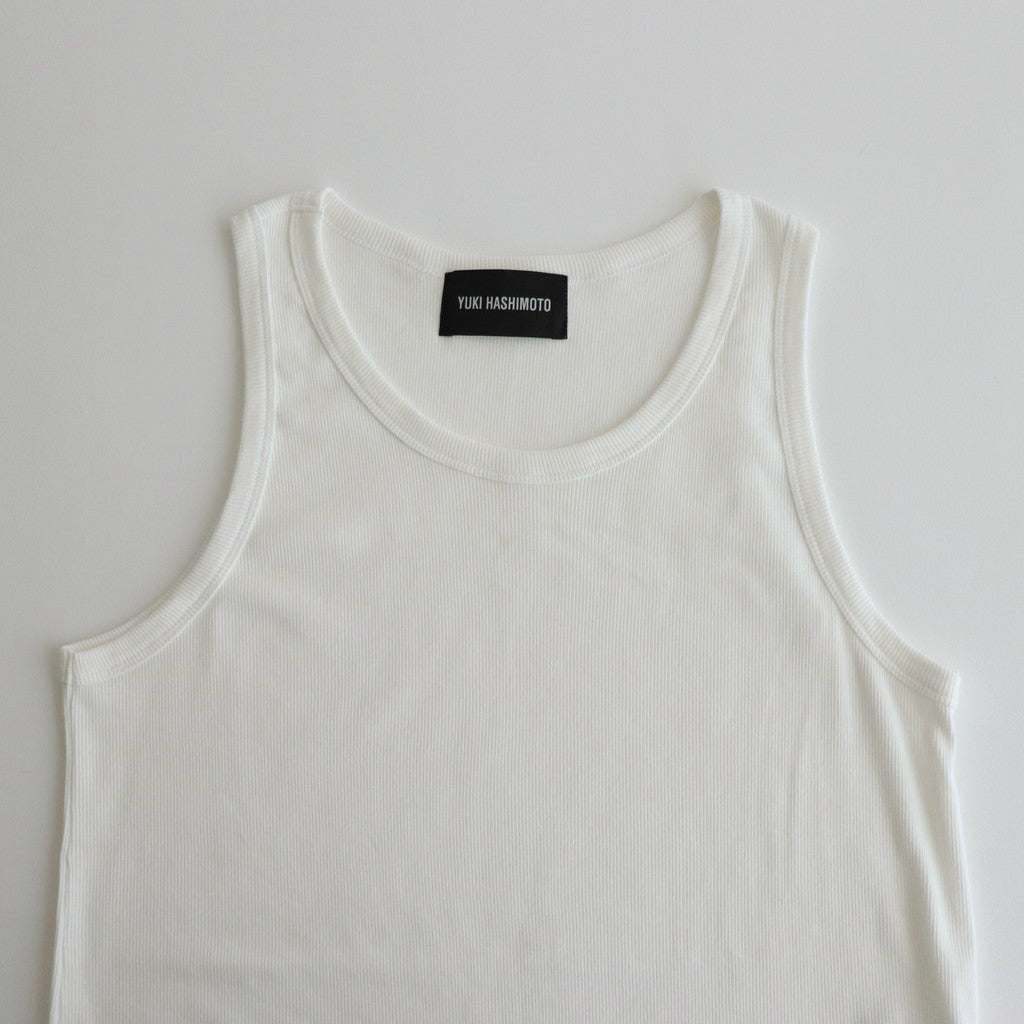 TWIN TANK TOP #WHITE [241-01-0603]