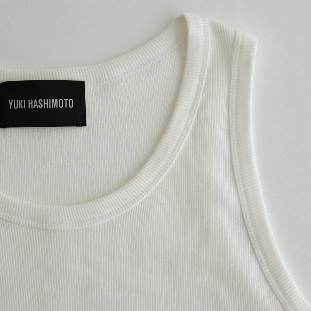 TWIN TANK TOP #WHITE [241-01-0603]