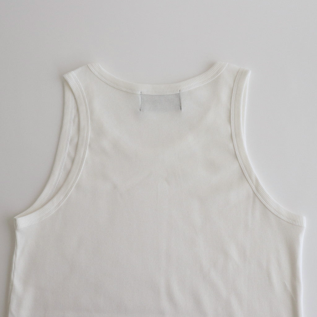 TWIN TANK TOP #WHITE [241-01-0603]