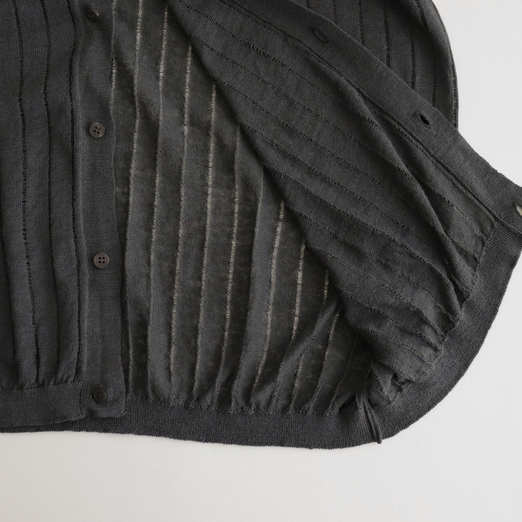 Line S/S Knit Shirt #GRAY [AL24S-KN02]