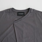 Y NECK T-SHIRTS #GREY [TS-01-0001]