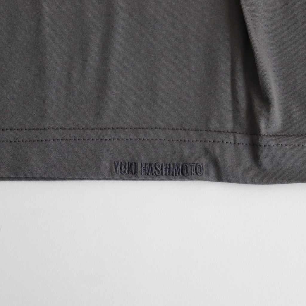 Y NECK T-SHIRTS #GREY [TS-01-0001]