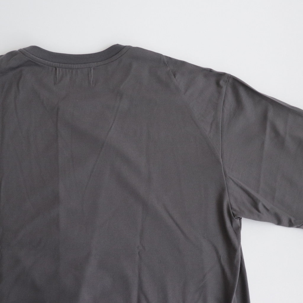 Y NECK T-SHIRTS #GREY [TS-01-0001]