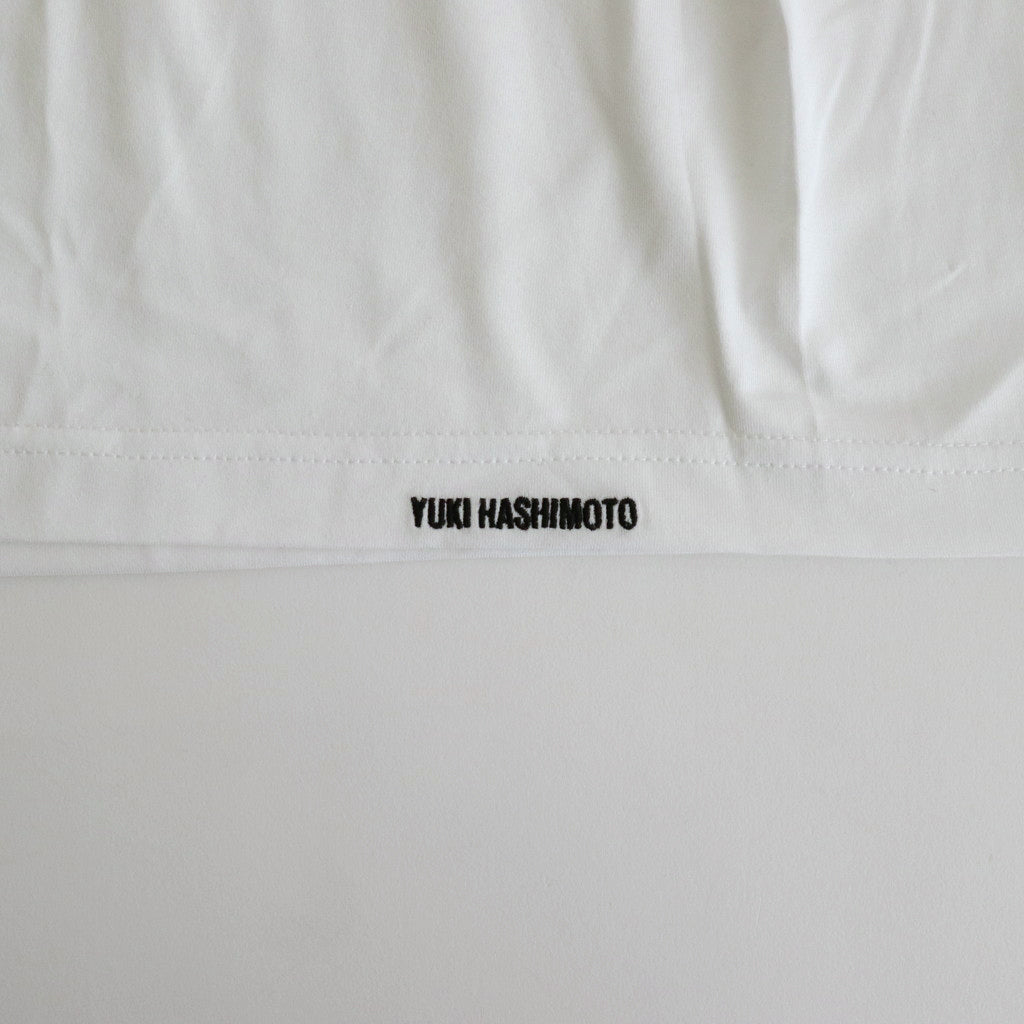 Y NECK T-SHIRTS #WHITE [TS-01-0001]