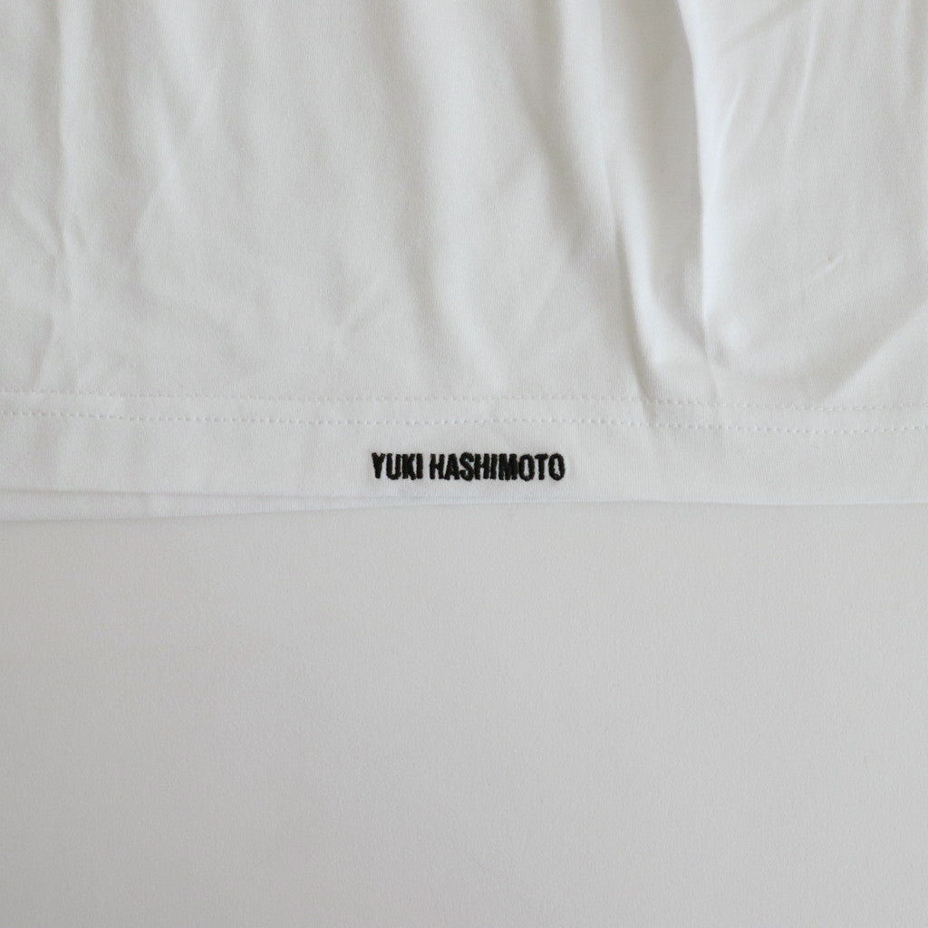 Y NECK T-SHIRTS #WHITE [TS-01-0001]
