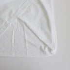 Y NECK T-SHIRTS #WHITE [TS-01-0001]