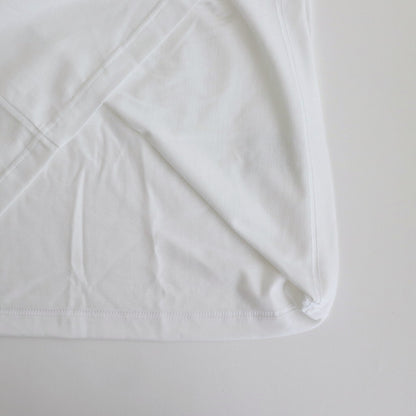 Y NECK T-SHIRTS #WHITE [TS-01-0001]