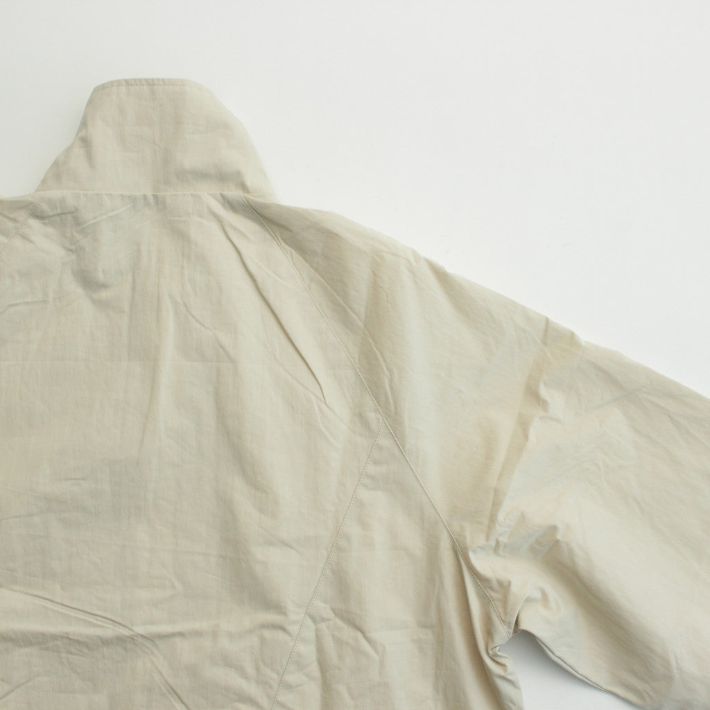 Curve Zipper Track Jacket #Cream/Navy [SS24-055J]